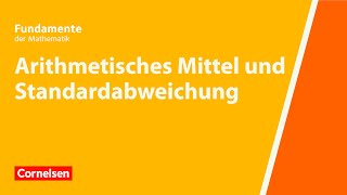 Arithmetisches Mittel und Standardabweichung  Fundamente der Mathematik  Erklärvideo [upl. by Naginarb]