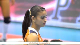 The most beautiful volleyball player  Winifer Fernández [upl. by Lange]