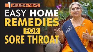 7 Natural remedies for Sore Throat  Dr Priya Jain [upl. by Ewold374]