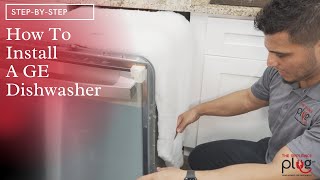 How To Install A GE Dishwasher  Installation [upl. by Noroj]