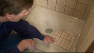 How to Tile a Custom Ceramic Tile Shower Video [upl. by Vanya]