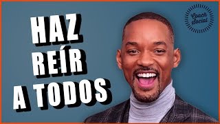 Cómo Ser Gracioso  2 Técnicas  Análisis Will Smith  Coach Social [upl. by Attikram]