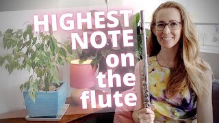 How to play the highest note on the flute [upl. by Ettenoj]