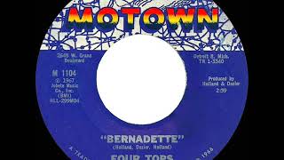 1967 HITS ARCHIVE Bernadette  Four Tops mono [upl. by Inttirb]