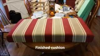 How to Cover a Cushion [upl. by Blumenthal]