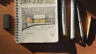 Inside My Sketchbook  An Architects Sketching Tools [upl. by Champagne]