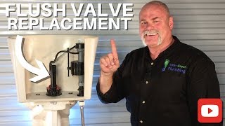 How To Replace A Toilet Flush Valve  DIY Plumbing [upl. by Ardith206]