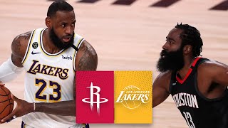 Houston Rockets vs Los Angeles Lakers GAME 5 HIGHLIGHTS  2020 NBA Playoffs [upl. by Shepard]