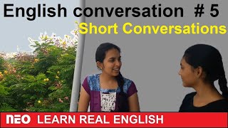 English conversation 5  Short Conversations  Speaking In English [upl. by Harley]