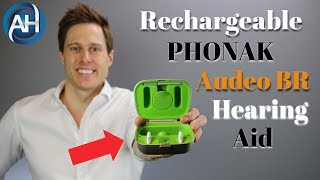 Phonak Audeo BR Rechargeable Hearing Aid  Hearing Aid Reviews [upl. by Krystal]