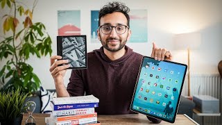 My Favourite Tech for Reading Books  Kindle vs iPad vs Books vs Audiobooks [upl. by Silma]