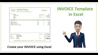 How to create an INVOICE in Excel  Spreadsheet Template for 2021 [upl. by Gavriella703]