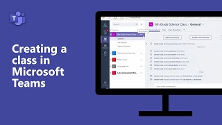 Creating a Class in Microsoft Teams [upl. by Glick]