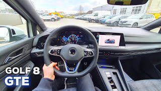 Volkswagen Golf 8 GTE 2021 Test Drive Review POV [upl. by Refinney462]