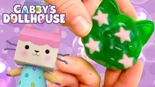 Crafting Fun Rainbow Soaps with Gabby  GABBYS DOLLHOUSE [upl. by Arraeis944]