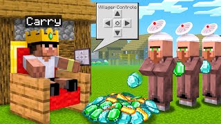 Minecraft But I Can Control Villagers [upl. by Karilynn]