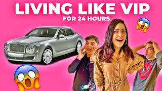 LIVING LIKE VIP for 24 Hours  Rimorav Vlogs [upl. by Oremor]