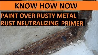 How to Paint Over Rusted Metal [upl. by Hillier]