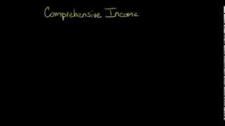 Comprehensive Income [upl. by Iew]