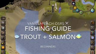 OSRS Fishing Guide How to Catch Trout and Salmon [upl. by Pallaton]