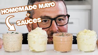 Perfect Homemade Mayonnaise Recipe  Garlic Aioli  Cajun Remoulade  Comeback Sauce [upl. by Amiaj]