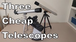 3 Cheap Telescopes Reviewed [upl. by Nahttam]