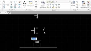 How to draw an electrical circuit in AutoCAD [upl. by Allac]