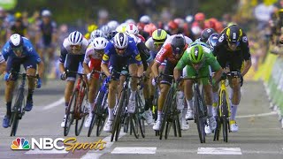 Tour de France 2021 Stage 10 extended highlights  Cycling on NBC Sports [upl. by Skutchan]