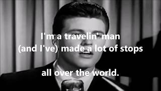 Travelin Man RICKY NELSON with lyrics [upl. by Adalai958]