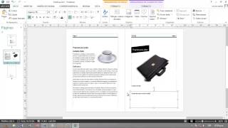 Como hacer un diptico con Publisher 2013 [upl. by Aitnis]