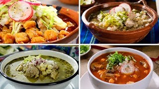 4 recetas de pozole [upl. by Sumedocin802]