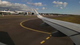 Take off from Göteborg Landvetter Airport GOT Sweden  KLM Embraer 190  May 2019 [upl. by Aisekal]