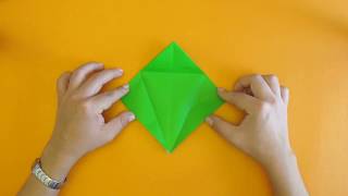 Como hacer una Grulla de Origami  Tutorial [upl. by Rior]