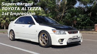 Toyota Altezza w Blitz Supercharger POV Driving Experience Feat Afiq Bazli [upl. by Orodoet256]