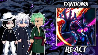 Fandoms React To  Garou😈  Part 2  Gacha Life 🔆 [upl. by Aioj]