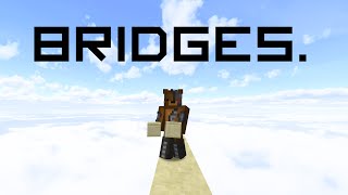 All bridging techniques in Minecraft [upl. by Niad]