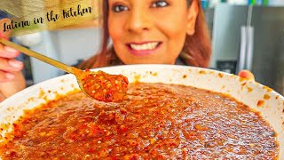 Salsa TAQUERA 💥 TACOS  Taqueria Style Salsa Recipe  Chile de Árbol Salsa  Mexican Recipes [upl. by Nivrek]