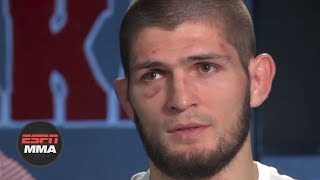 FULL Khabib Nurmagomedov on approach to Conor McGregor fight  ESPN [upl. by Elleraj]