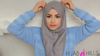 Quick and Simple Hijab Style [upl. by Nylkoorb]