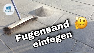 Fugensand RICHTIG einfegen I Kein Unkraut mehr  SO WIRDS GEMACHT [upl. by Letta569]