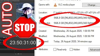 OBS Studio How To Stop Recording Automatically 2020 [upl. by Gilligan]