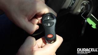 Duracell Keyless Entry Programming Instructions  MOP008D Option 1 [upl. by Wurster]