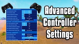 Advanced Controller Sensitivity amp Aim Assist Guide  Fortnite Battle Royale [upl. by Kennan]