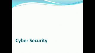 PPT on Cyber Security [upl. by Tila]