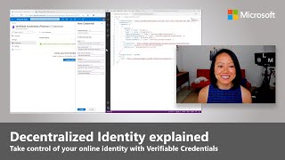 Verifiable Credentials Using Blockchain  Digital Identity  Microsoft Ignite 2020 [upl. by Mellisent]