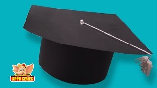 Learn to make a Graduation Cap  Arts amp Crafts [upl. by Hwang]