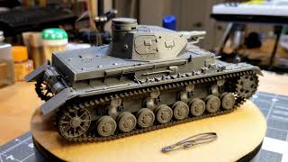 Panzer Kampfwagen IV Ausf D by Tamiya in 135 Build [upl. by Casaleggio]