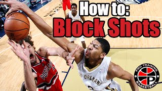 How to Block Shots  Become a Better Defender  Pro Training Basketball [upl. by Clerissa997]