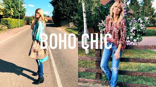 BOHO STYLE OUTFITS  How to dress Bohemian Style [upl. by Aidin]