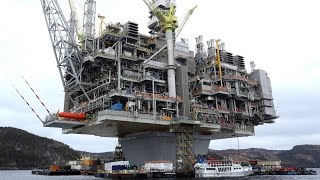 A look at Newfoundland’s massive Hebron oil platform [upl. by Aenal]